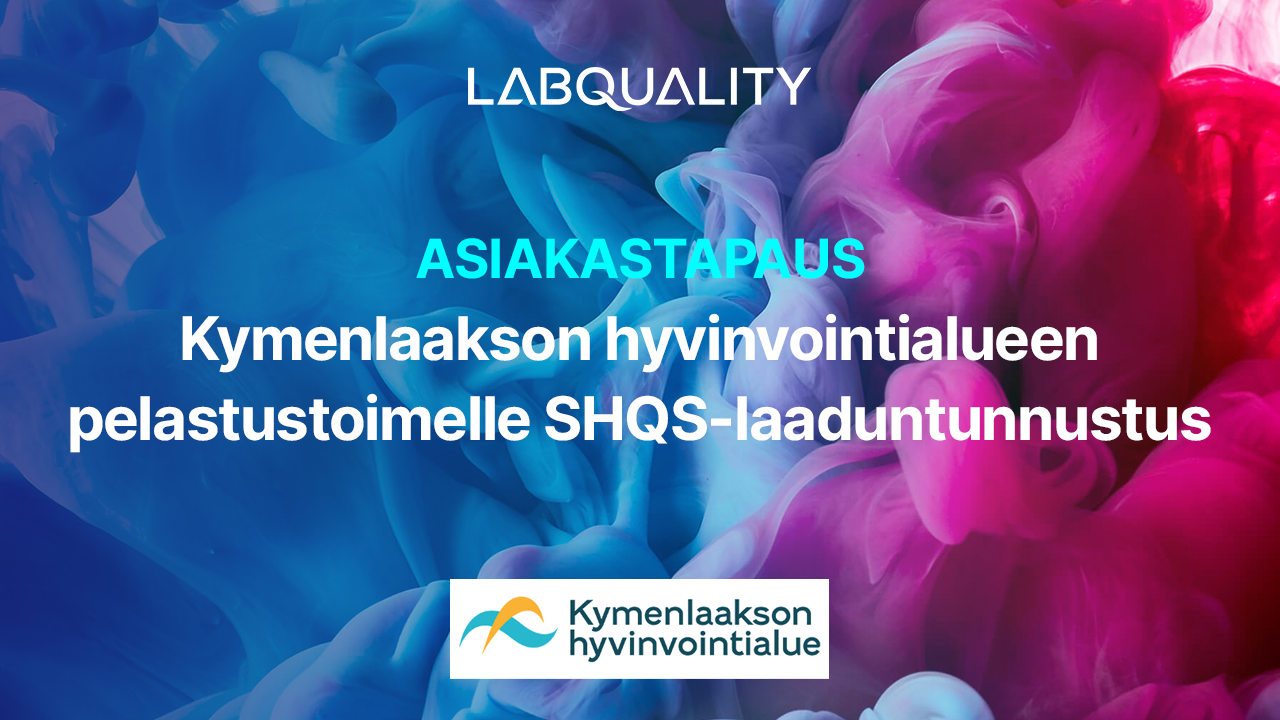 Kymenlaakson hyvinvointialueen pelastustoimelle SHQS-laaduntunnustus